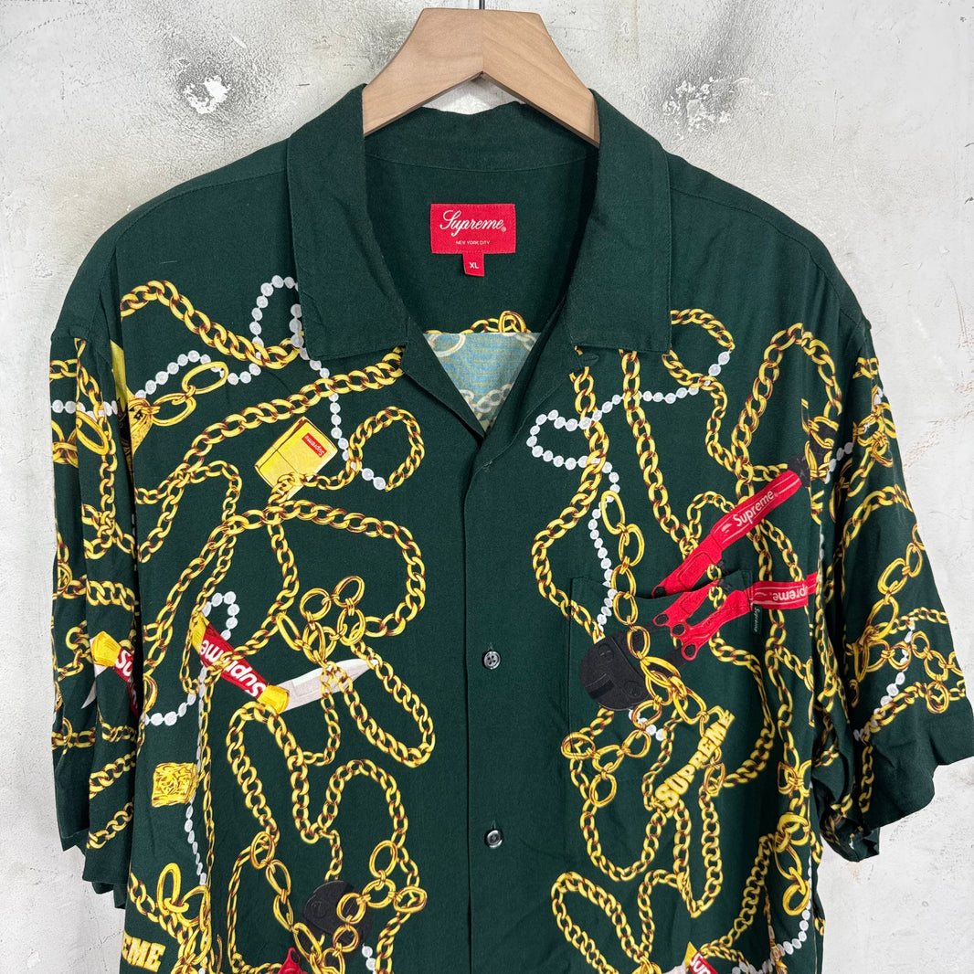 Supreme Chains Rayon Shirt