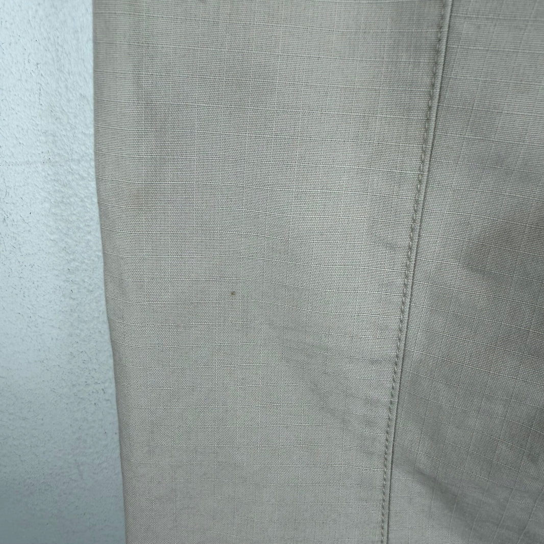 Balenciaga White Flared Convertible Cargo Pants