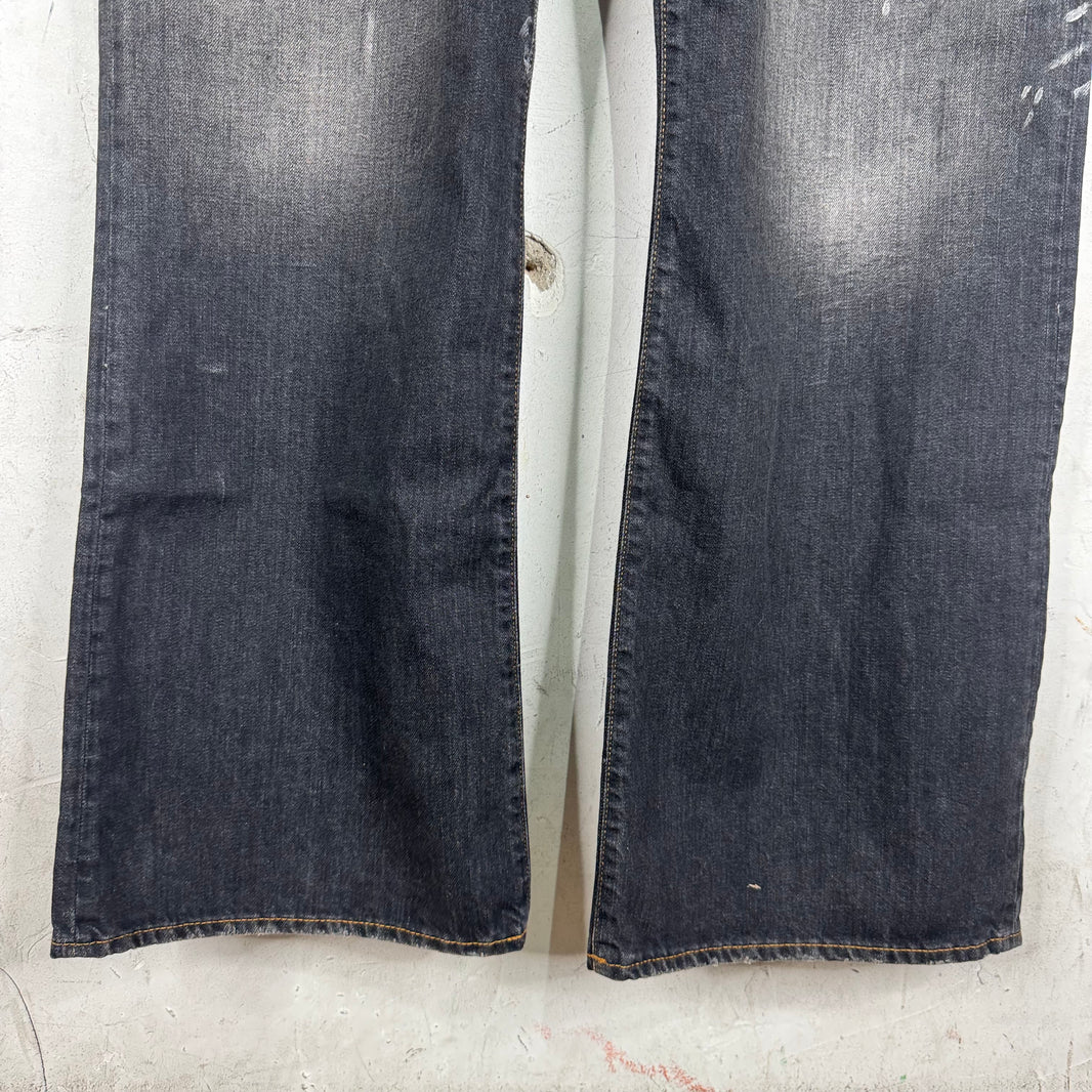 Acne Studios Trafalgar Charcoal Flared Jeans