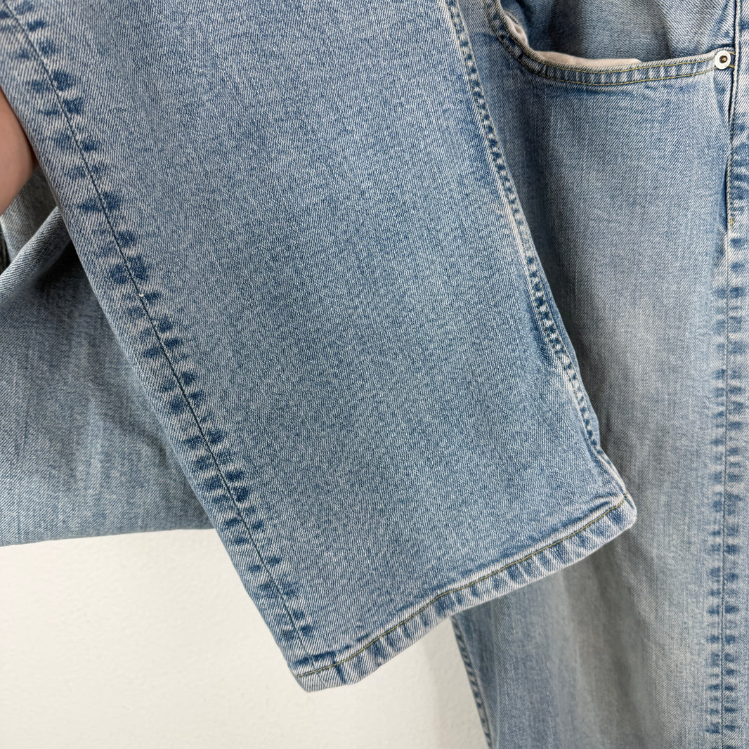 VLONE Blue Zipper Denim Jeans