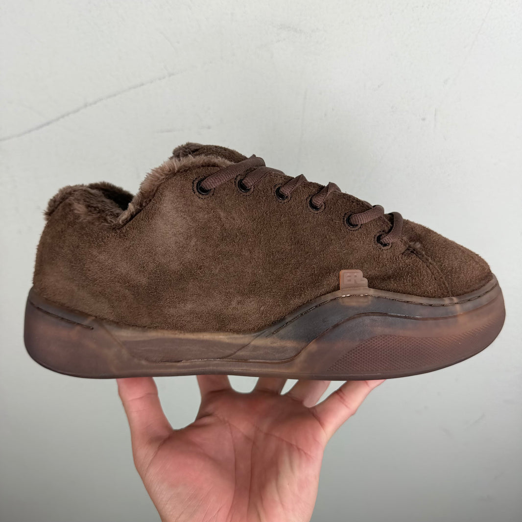 ERL Brown Suede Vamp Sneakers