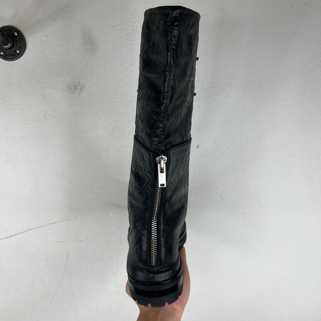 424 Paper Leather Dragon Rider Boot