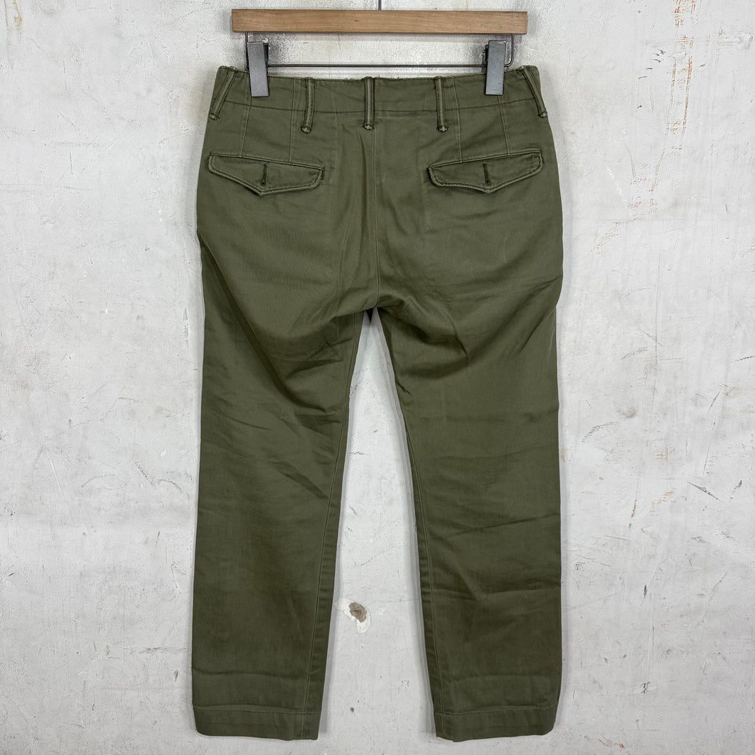 RRL Olive Fatigue Chinos