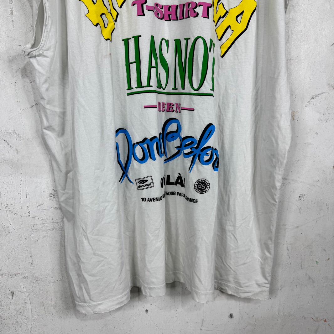 Balenciaga Sleeveless Done Before T-Shirt