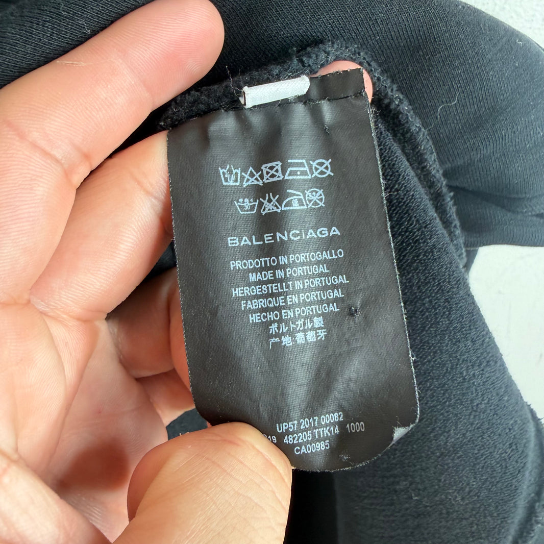 Balenciaga Copyright Logo Zip-Up Hoodie