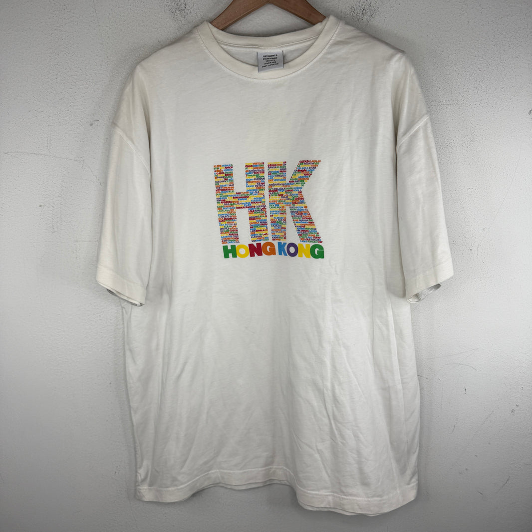 Vetements Hong Kong/Cafe Double Layer Split T-Shirt