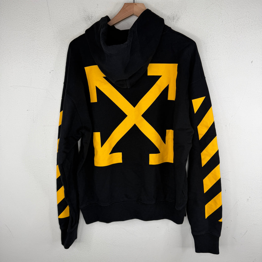 Off White Caravaggio Black/Yellow Hoodie