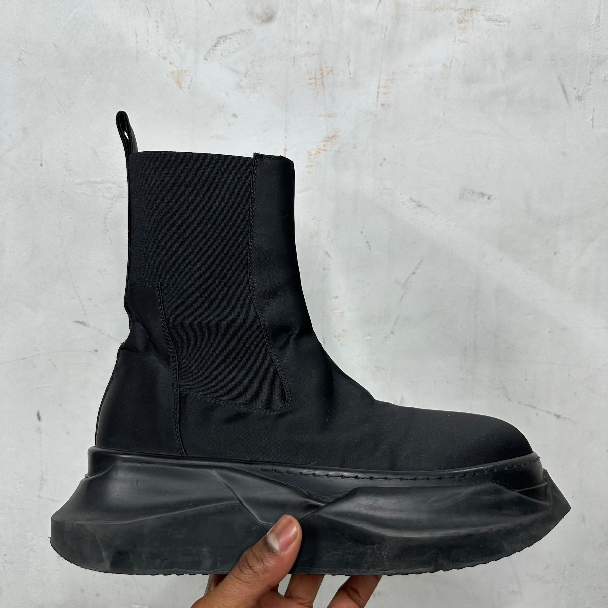 Rick Owens Black Abstract Boot