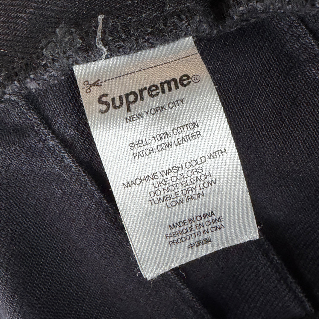 Supreme Black Layered Denim Jeans