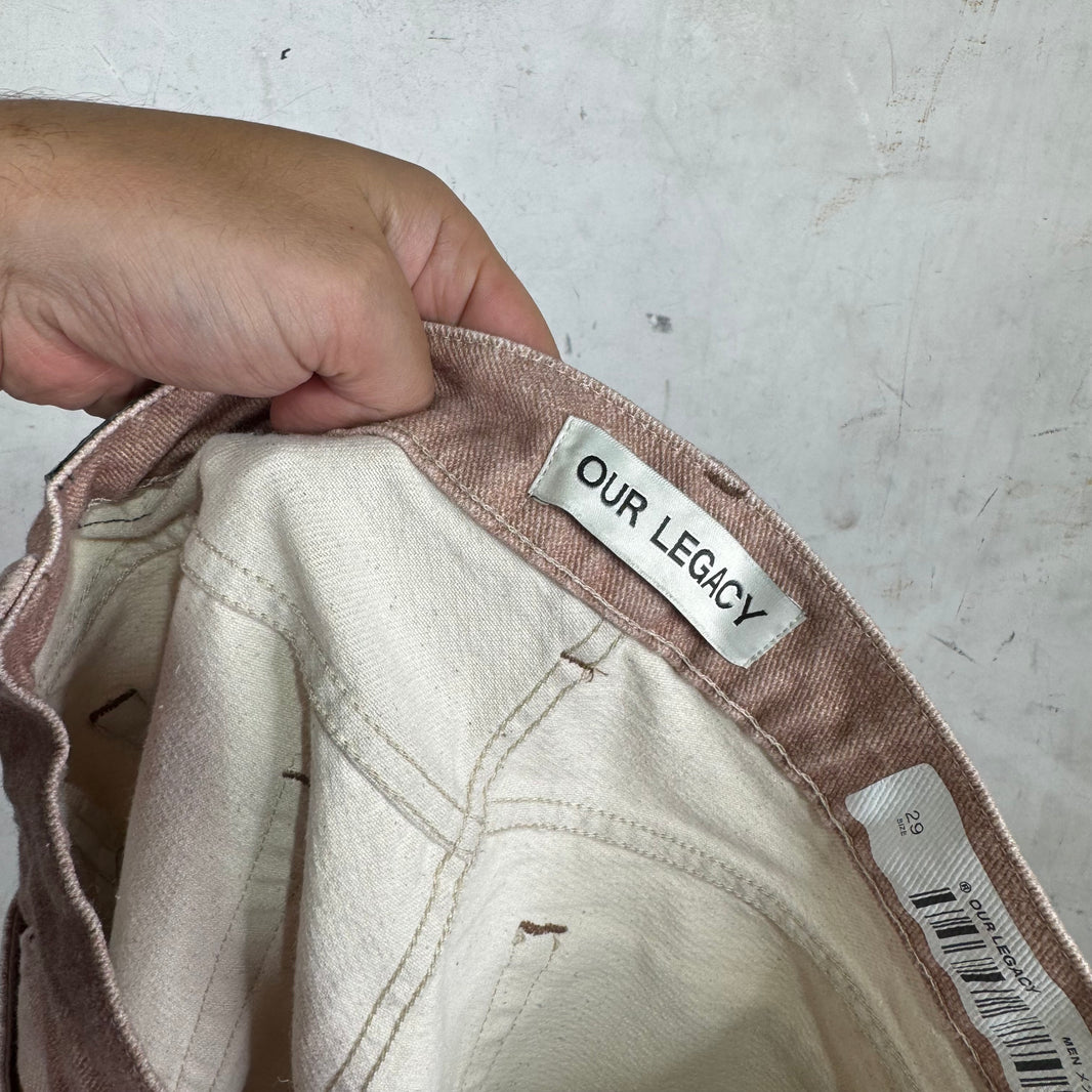 Our Legacy Pink Third Cut Jeans