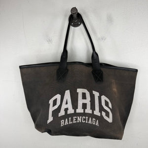 Balenciaga Canvas Cities Paris Tote Bag