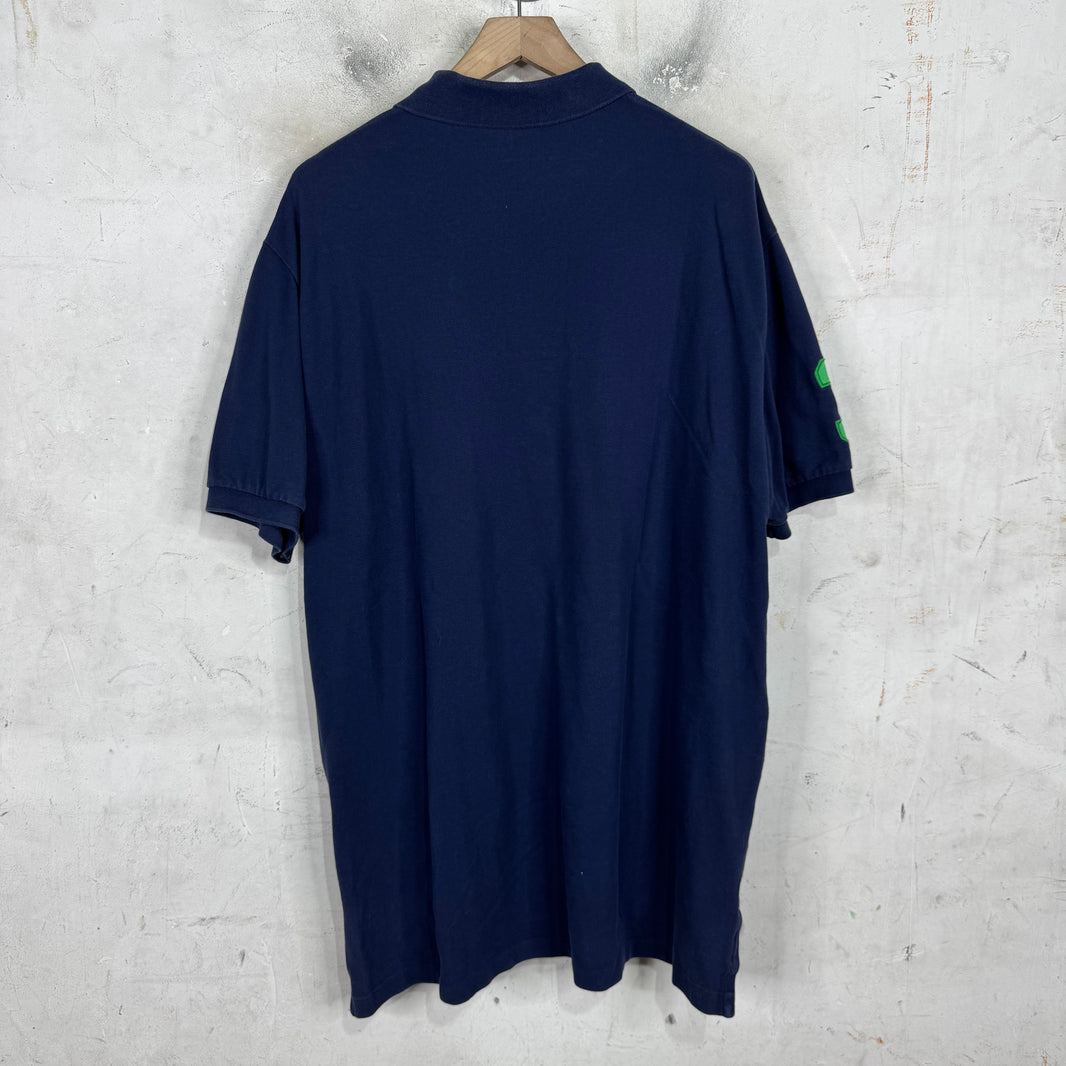 Ralph Lauren Navy/Green Double Horse Polo