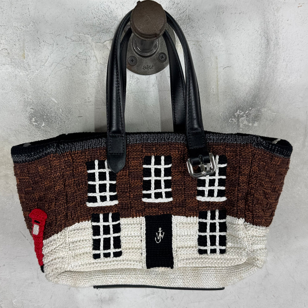 JWAnderson Knitted Mini House Tote Bag
