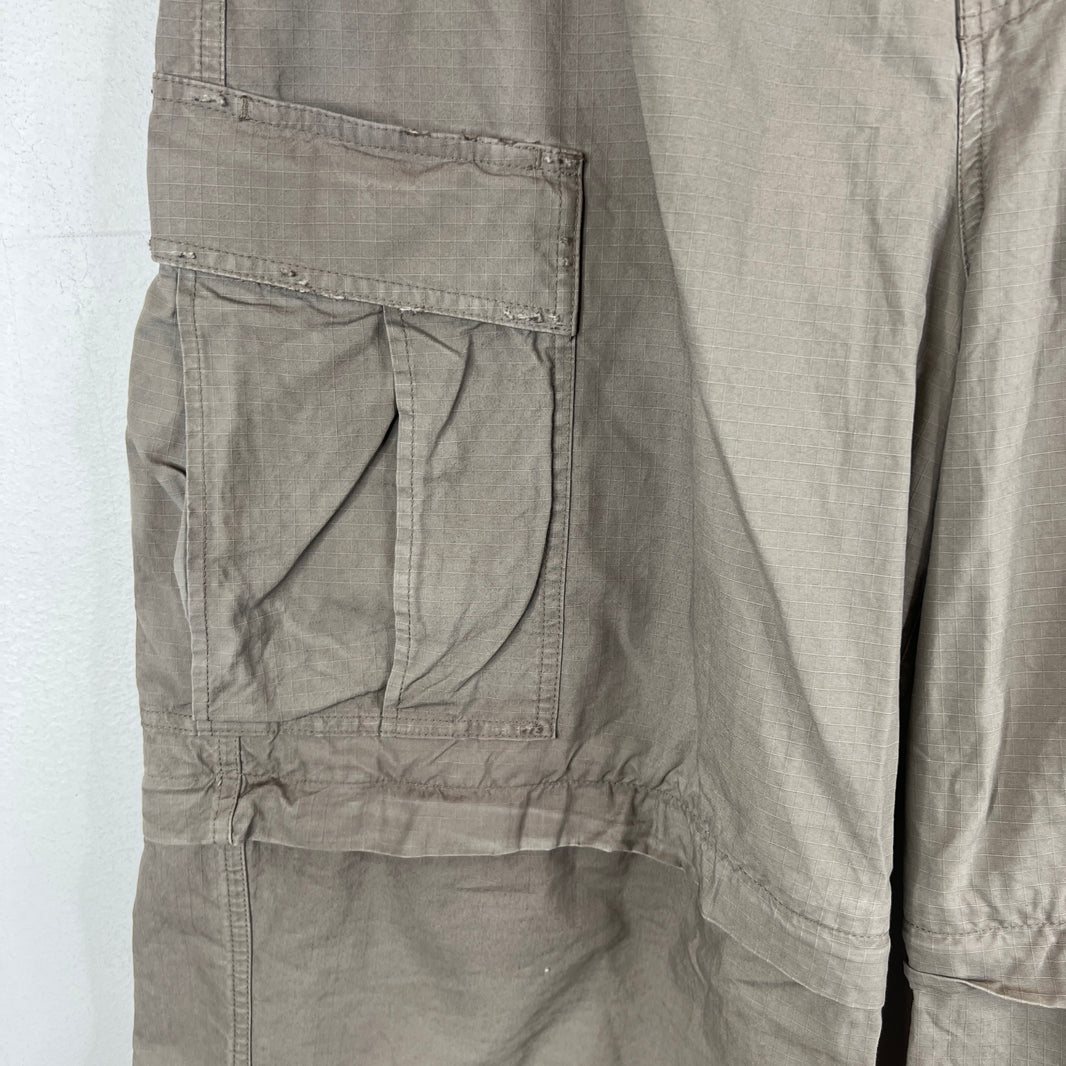 Balenciaga Brown Convertible Cargo Pants