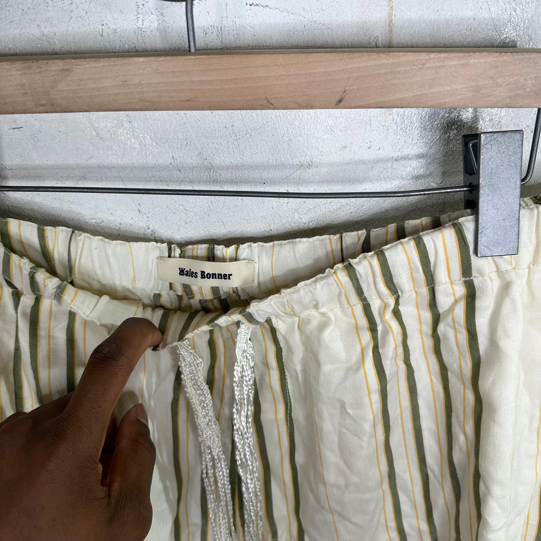 Wales Bonner Striped Cotton Shorts