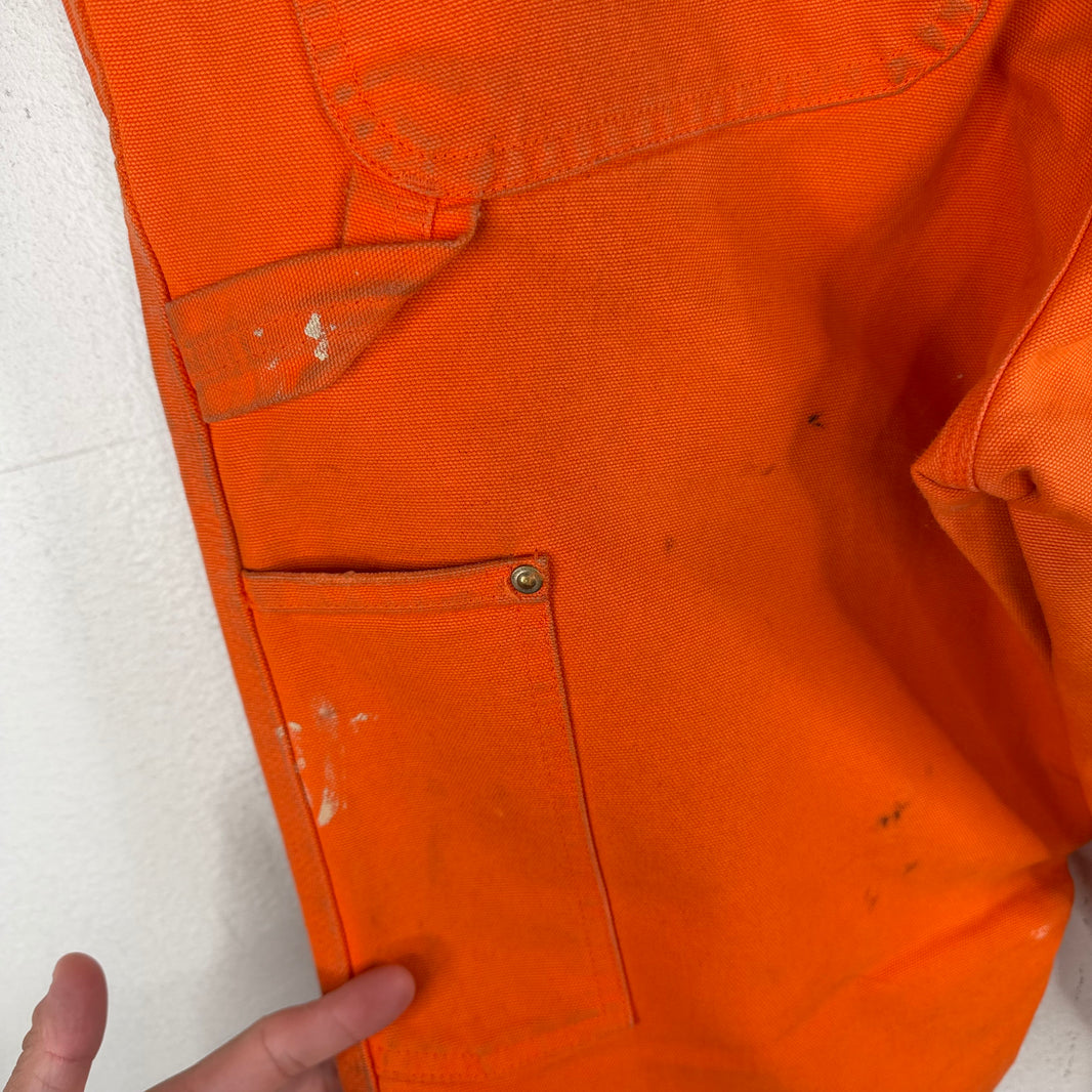 Heron Preston Carhartt Orange Double Knee Dungarees