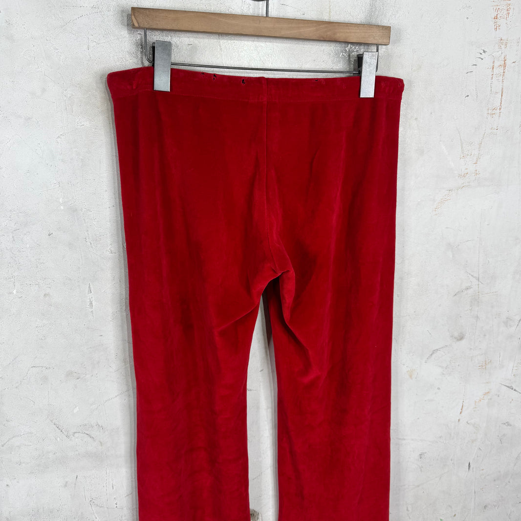 Balenciaga Velvet Distressed Sweatpants