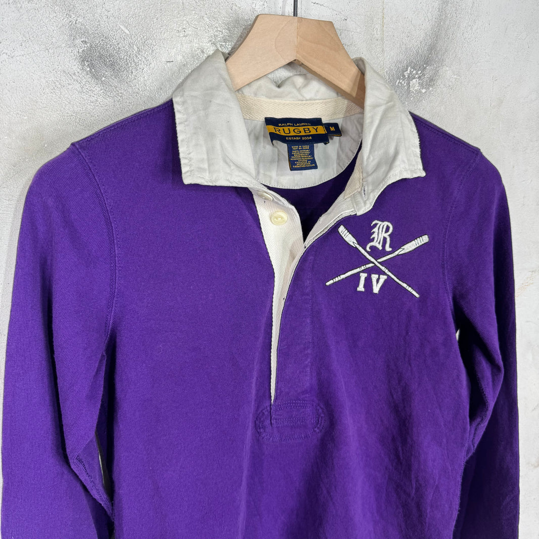 Ralph Lauren Rugby Purple Rowing L/S Polo