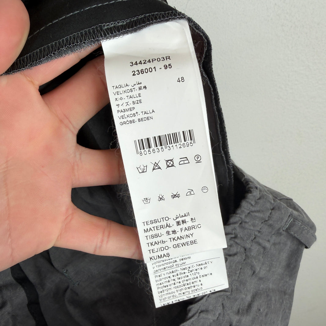 424 Gray Zipper Cargo Pants