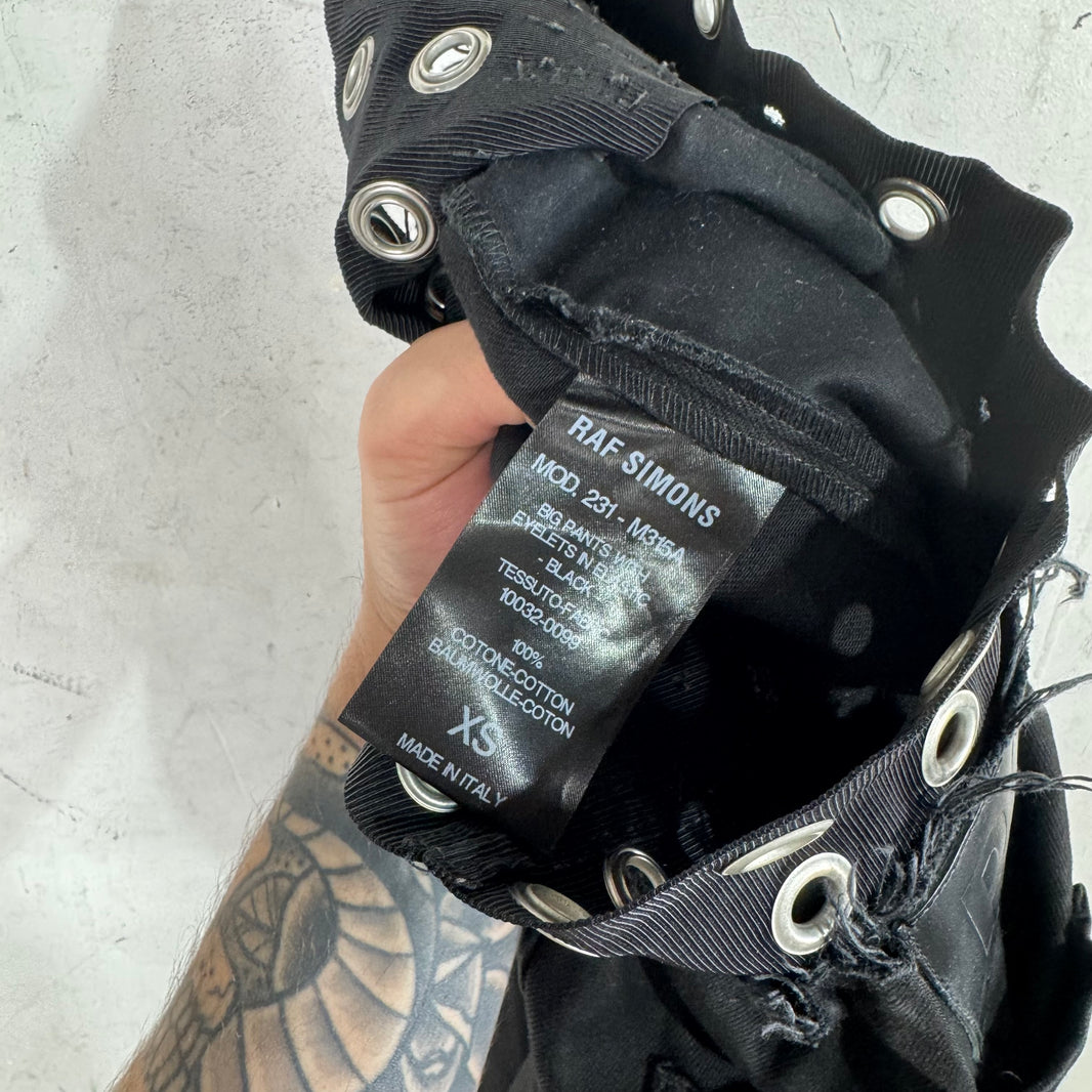 Raf Simons Grommet Waisted Baggy Jeans