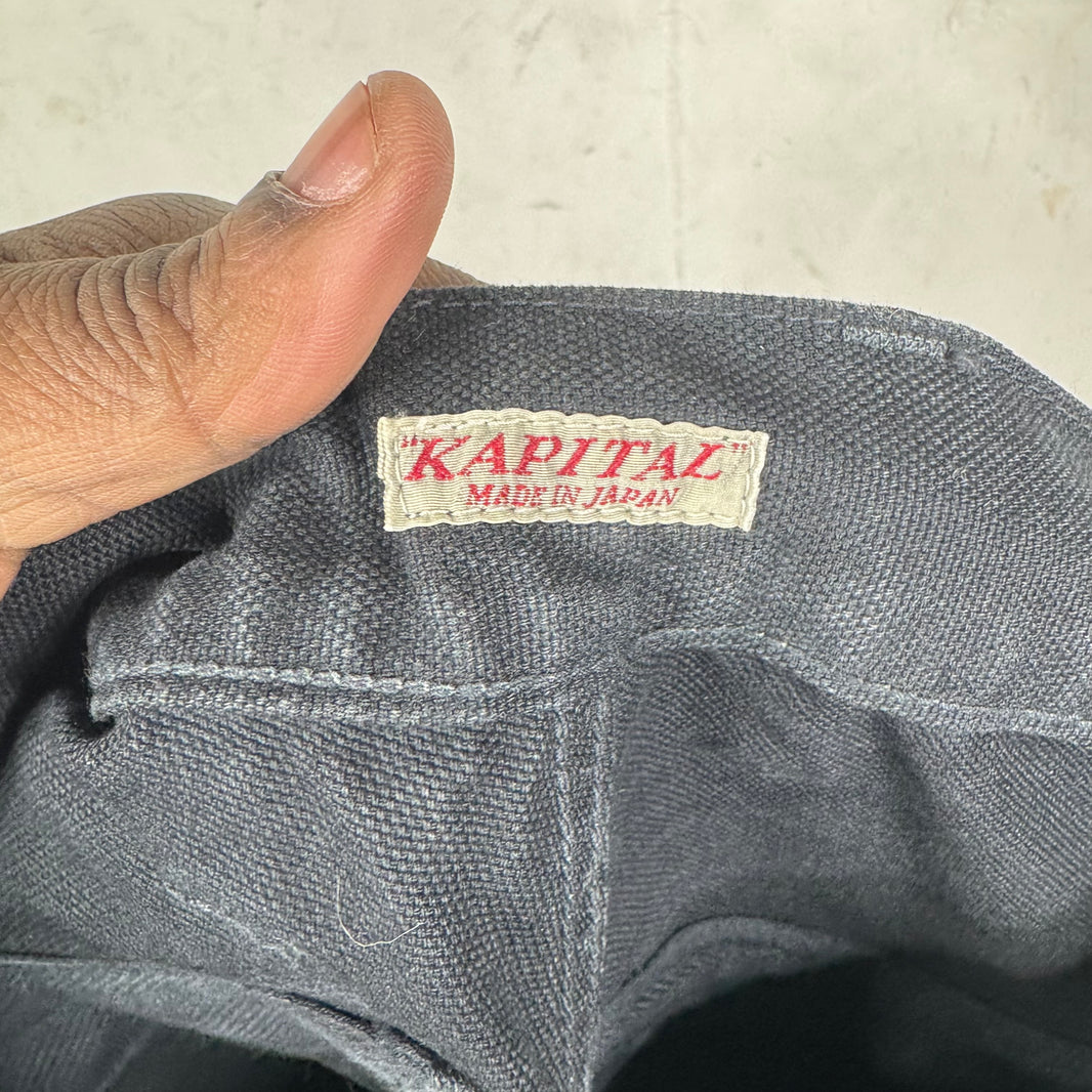 Kapital Navy Blue Ringoman Cargo Pants