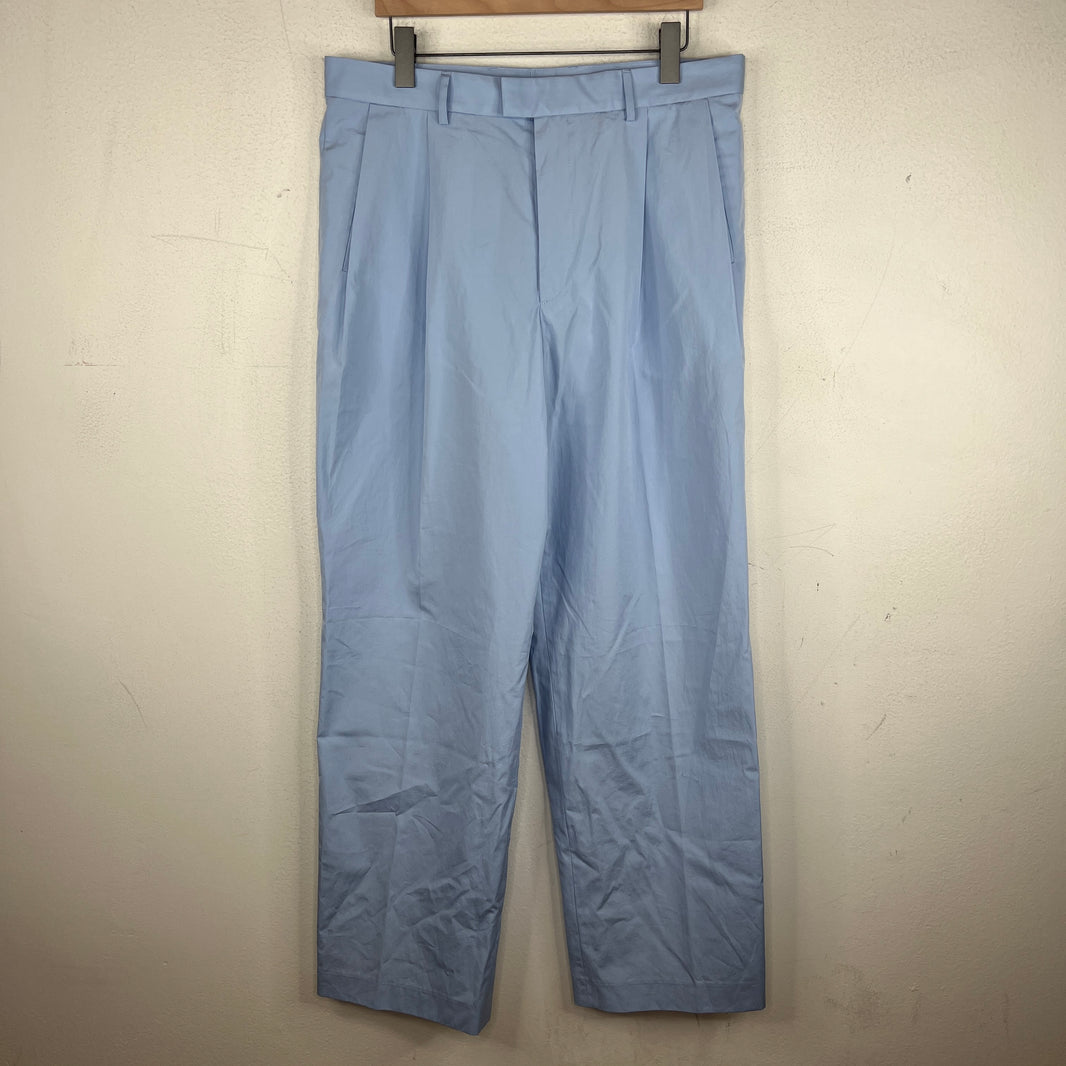 Dries Van Noten Baby Blue Dress Trousers