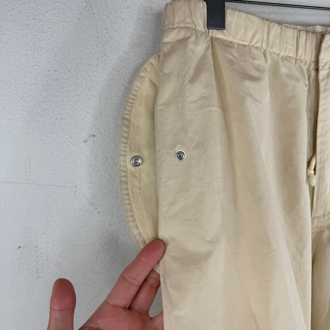 Jil Sander White Cargo Pants