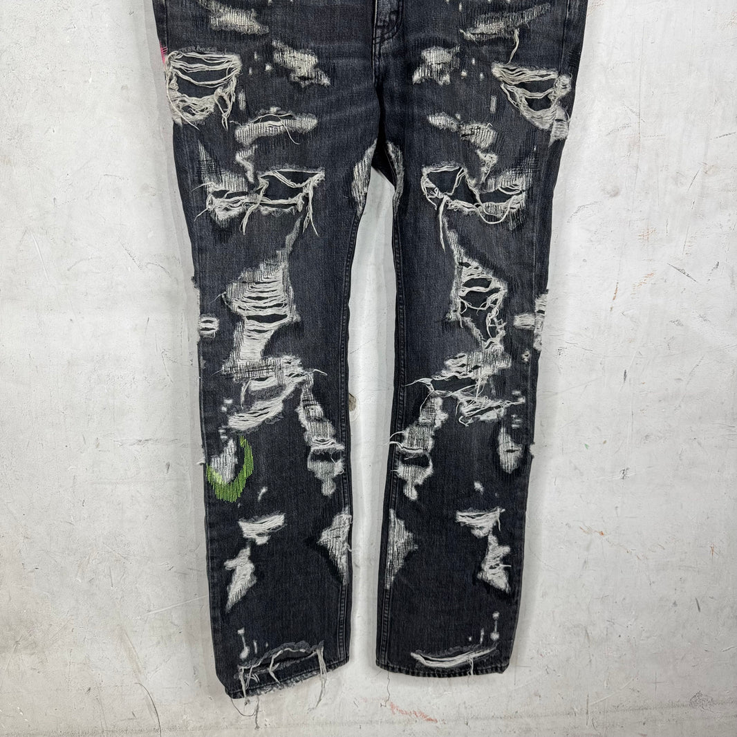 Endless Denim Sample Charcoal Boro Jeans