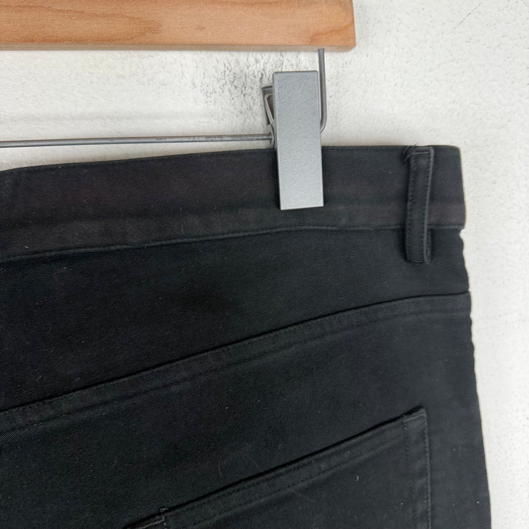 Rick Owens Moleskin Leather Back Pants