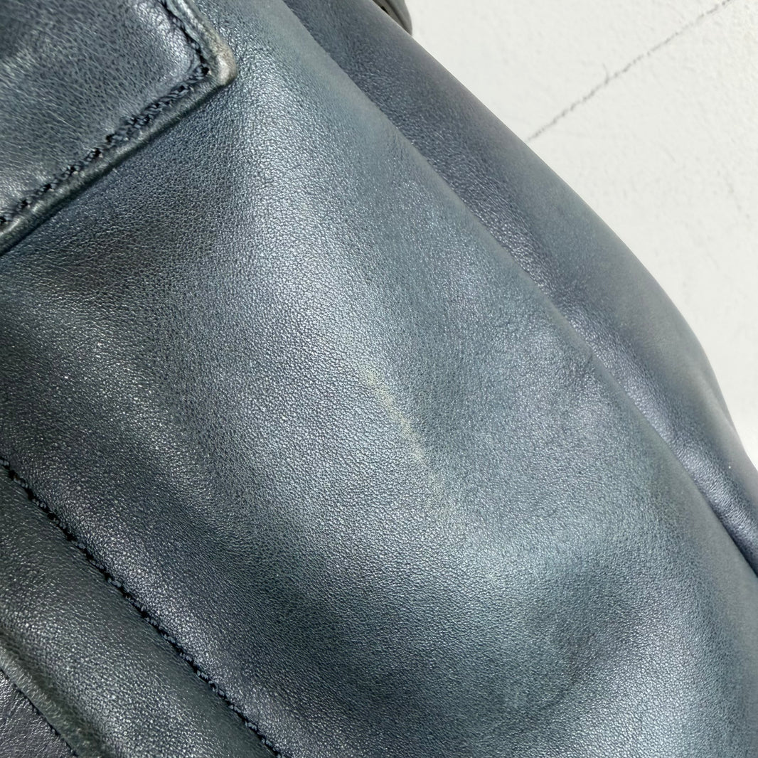 HBA 2014 Runway Lace Leather Backpack