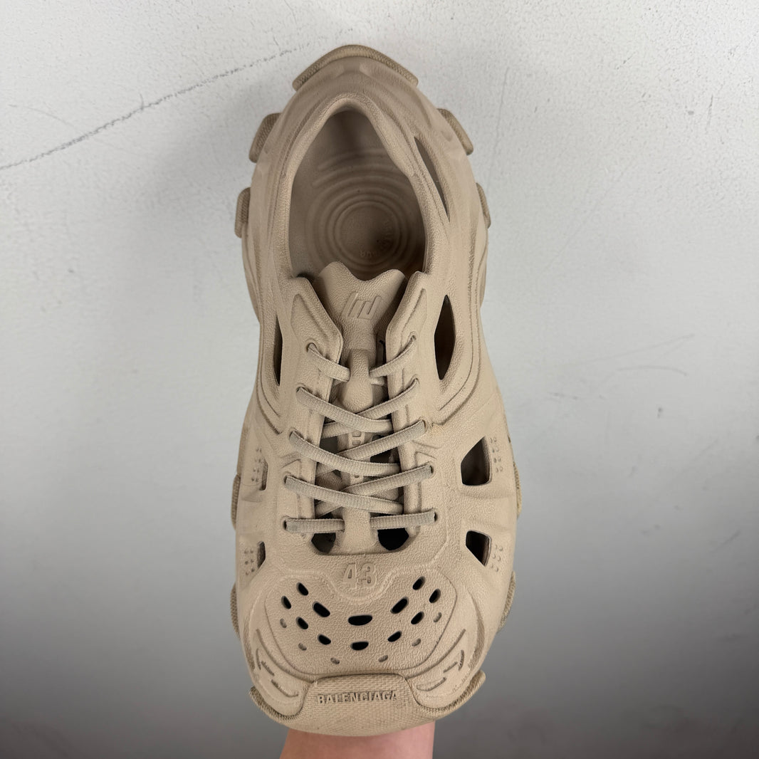Balenciaga Tan HD Lace Up Sneakers