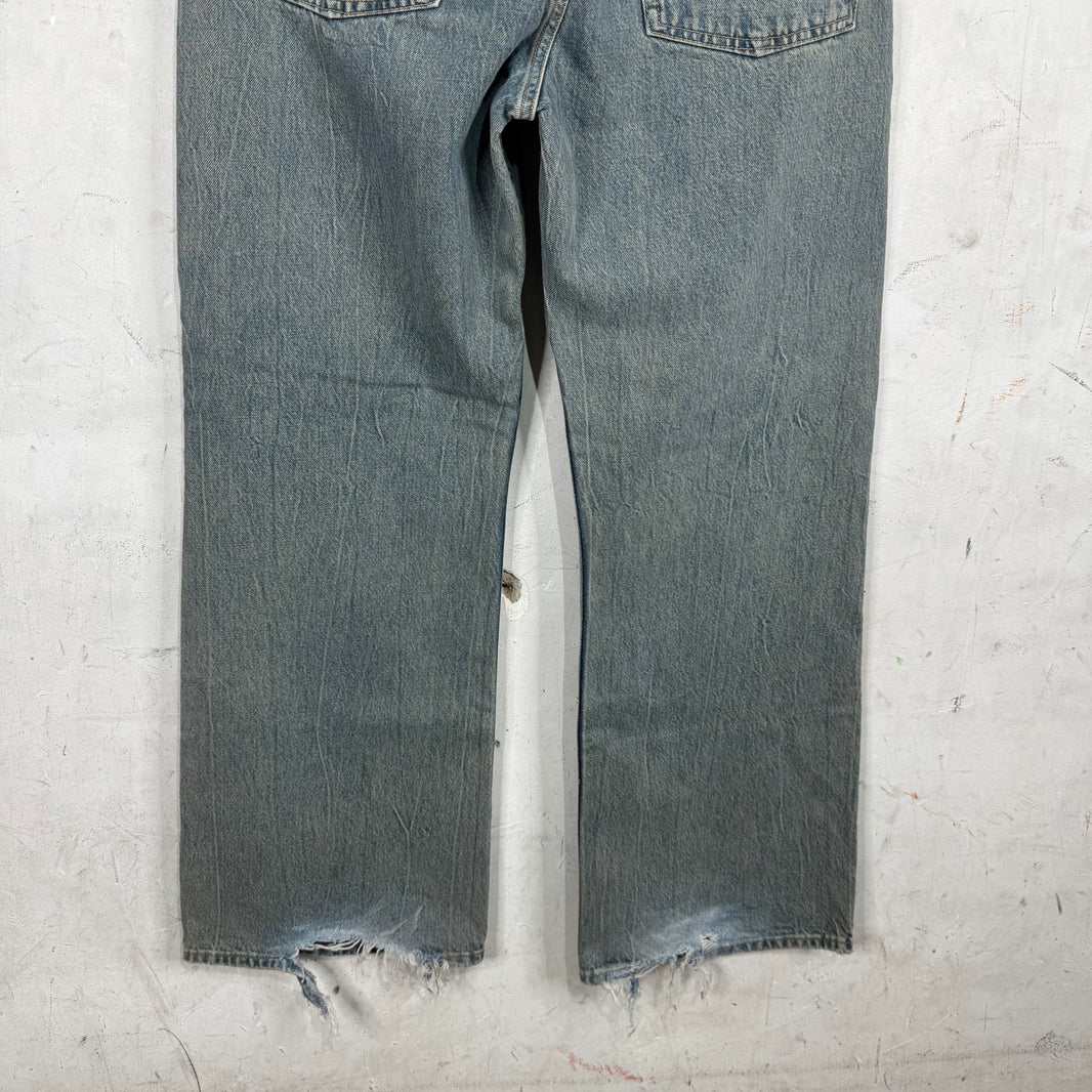 Acne Studios Stone Washed Wide Straight Jeans