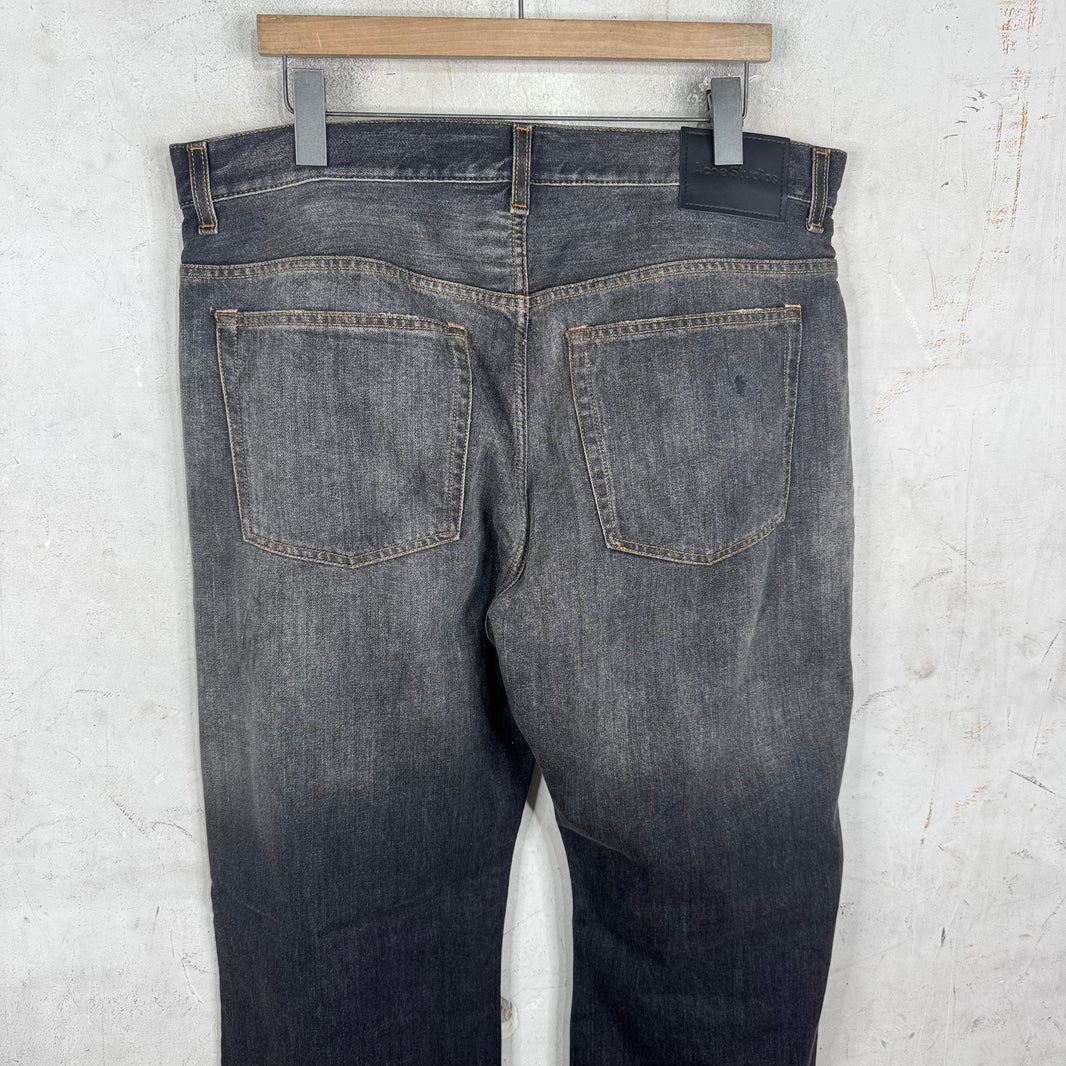 Acne Studios Trafalgar Charcoal Flared Jeans
