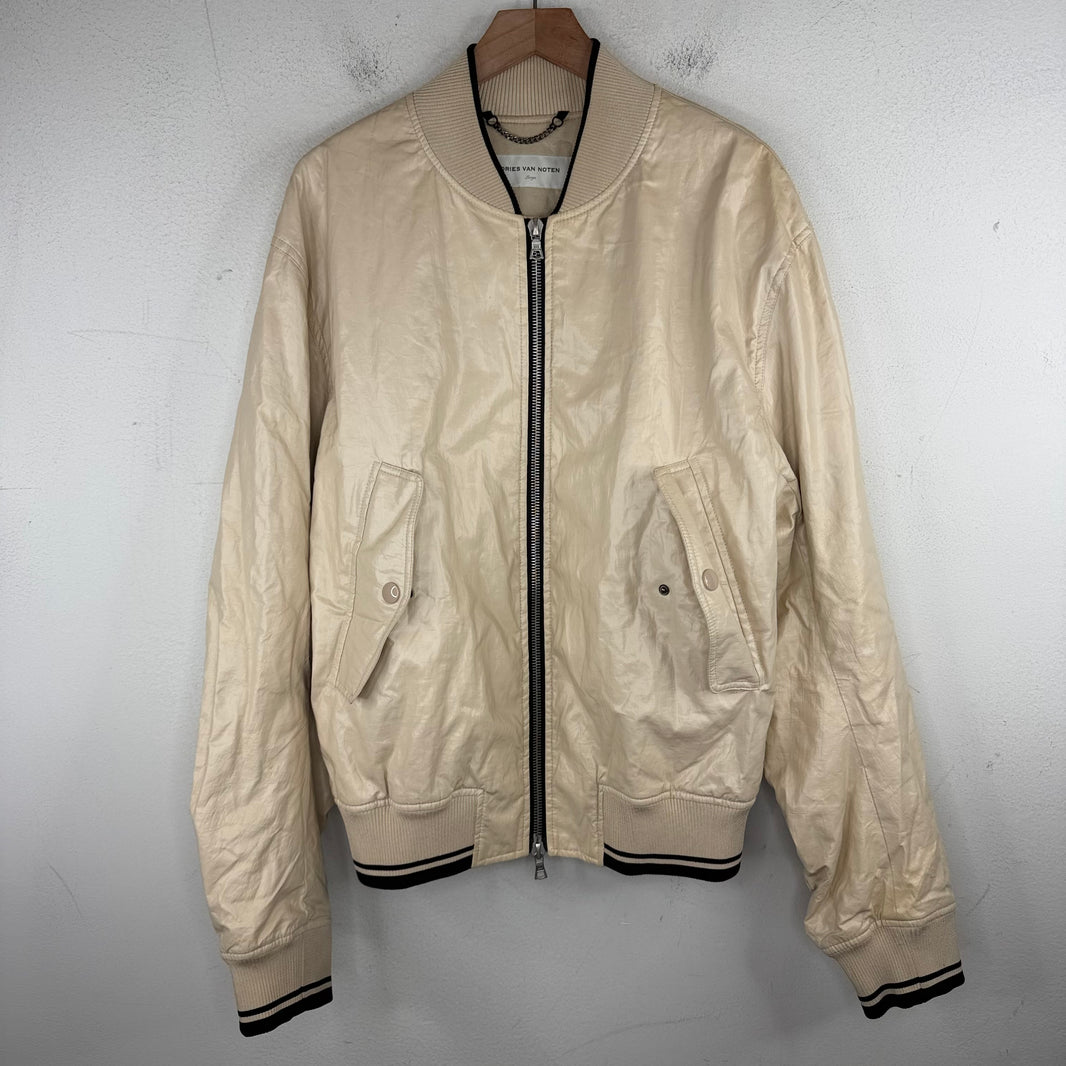 Dries Van Noten Back Zip Bomber Jacket