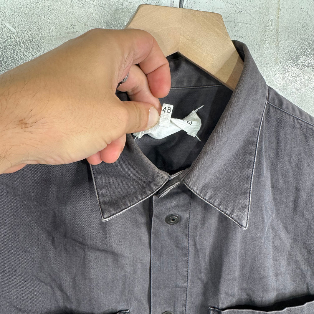 Margiela Faded Chore Snapped Button Shirt