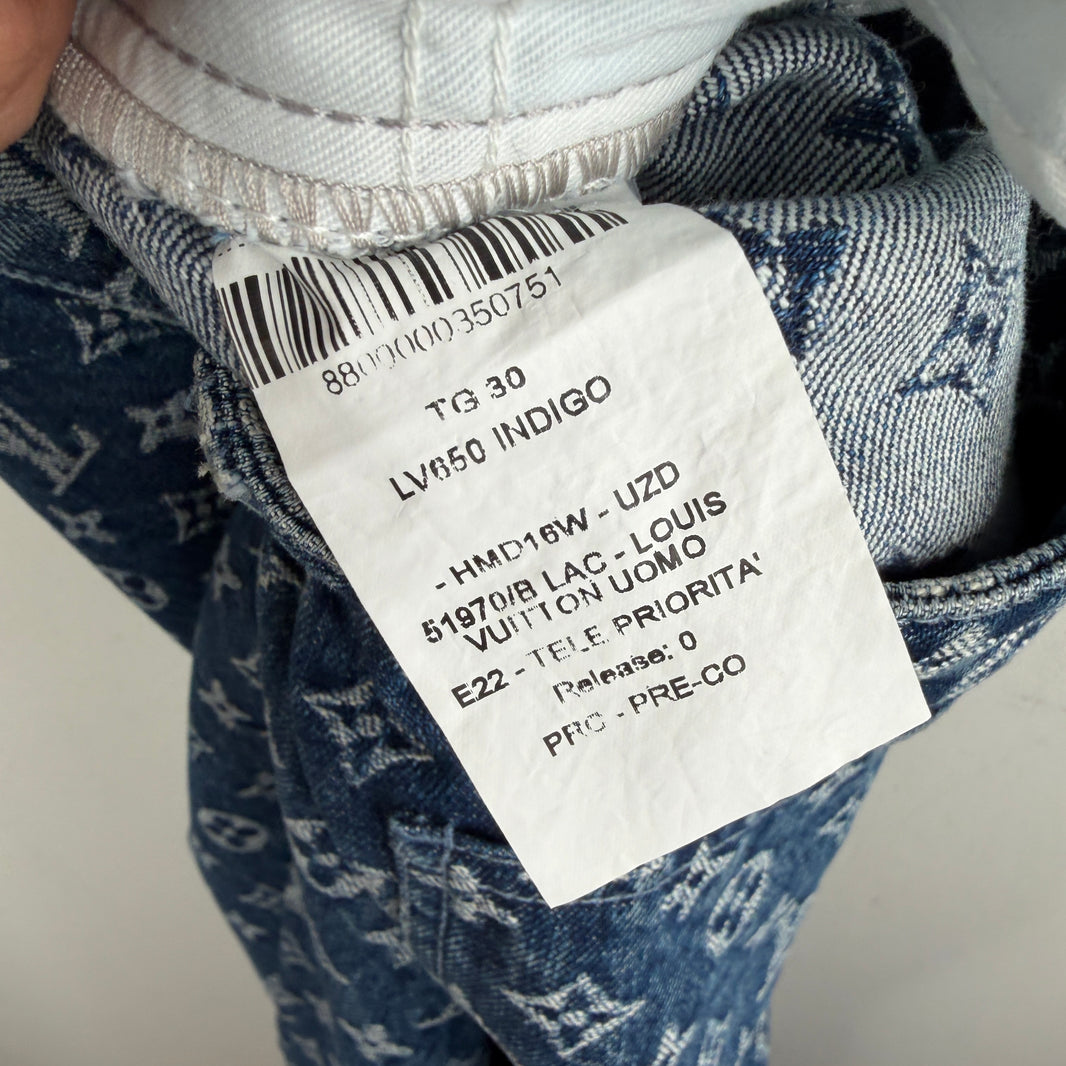 Louis Vuitton Sample Monogram Jeans