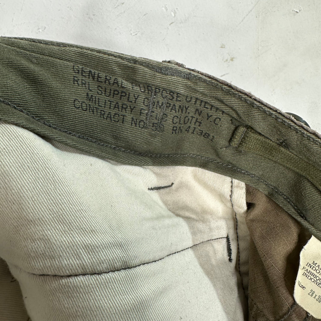 RRL Army Fatigue Cargos