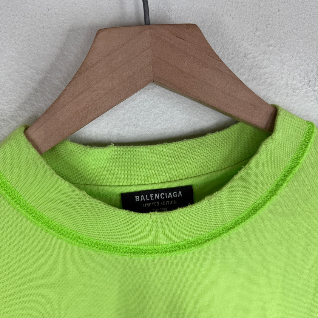 Balenciaga Green Acid Arab Longsleeve T-Shirt