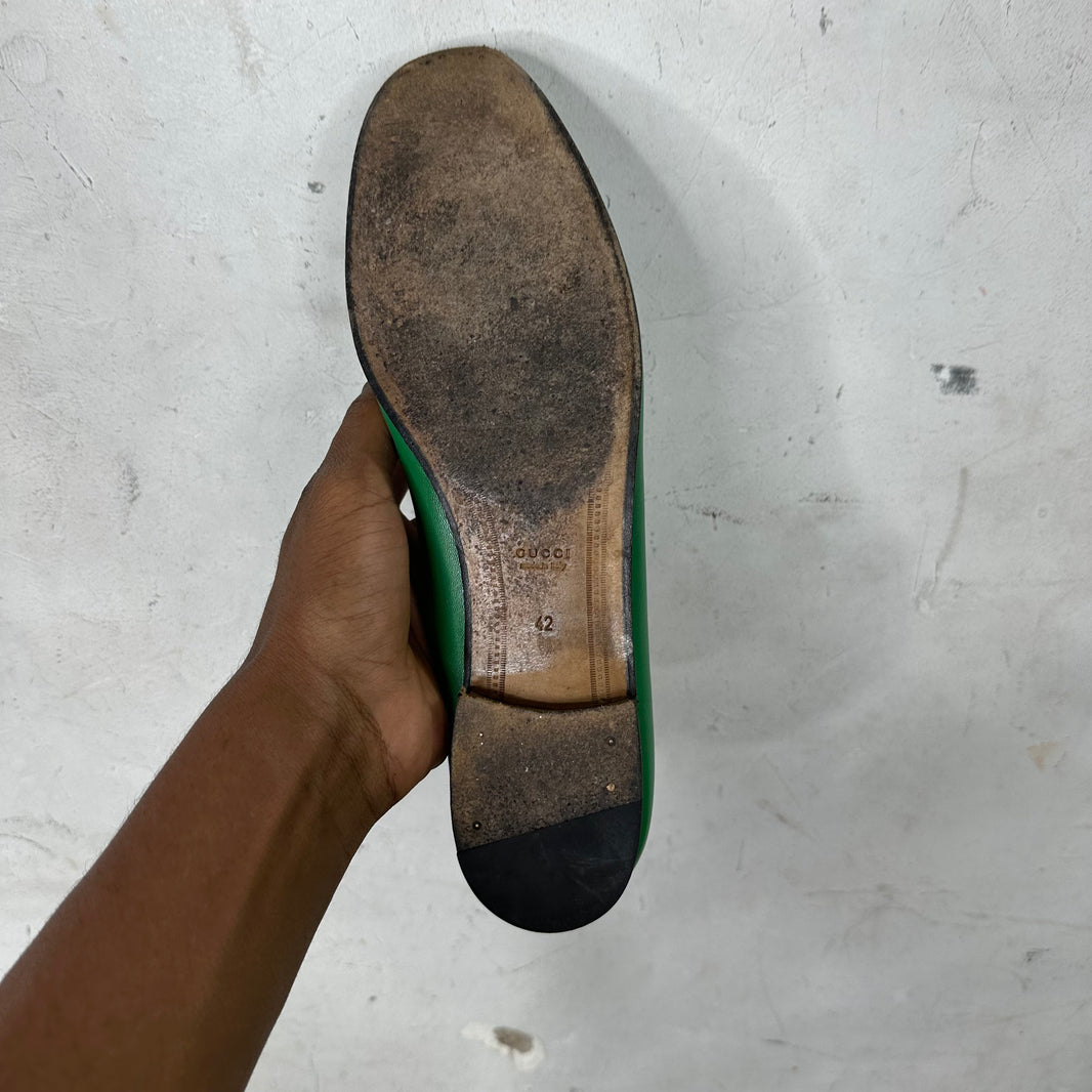 Gucci Horsebit Green Loafer