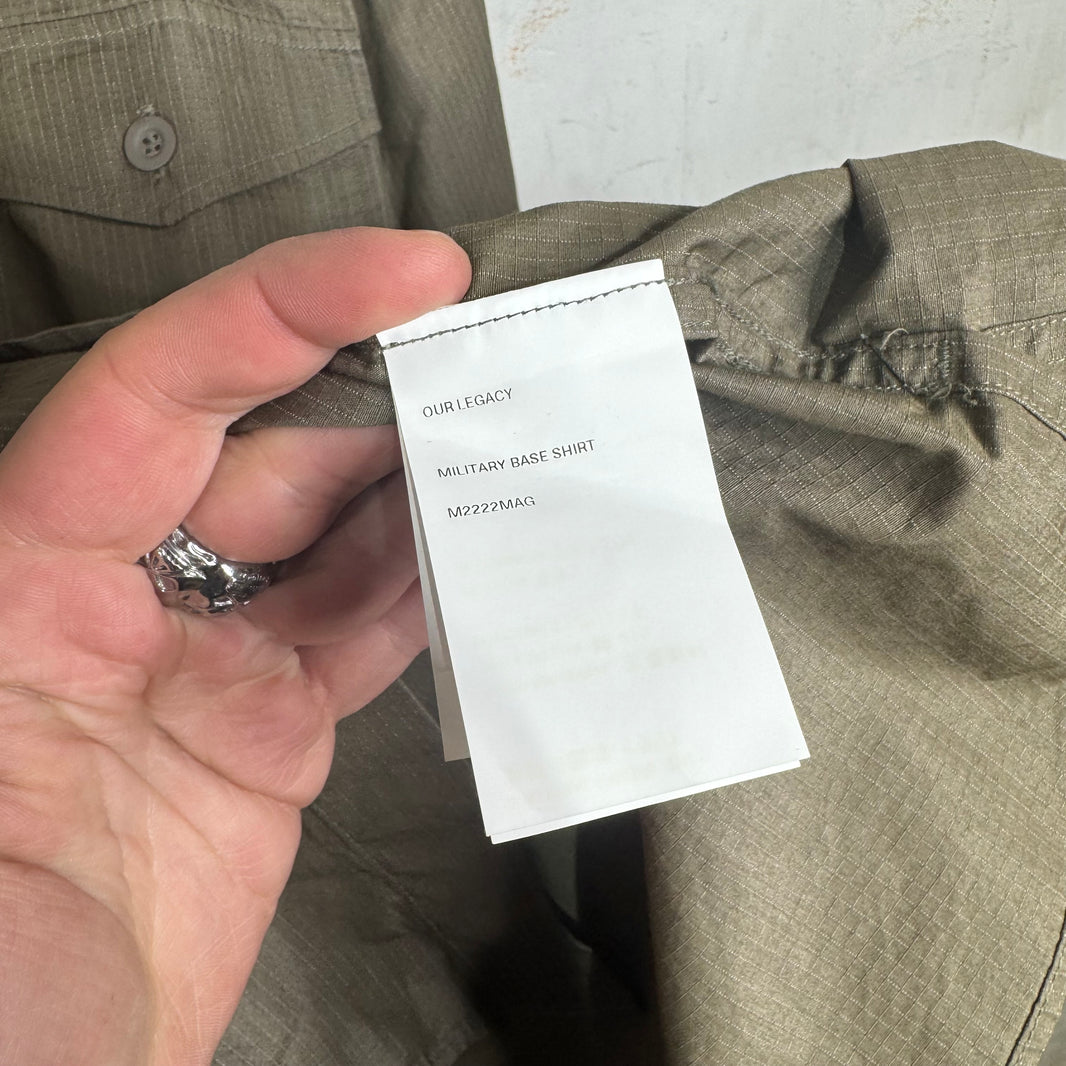 Our Legacy Military Base Shirt Olive