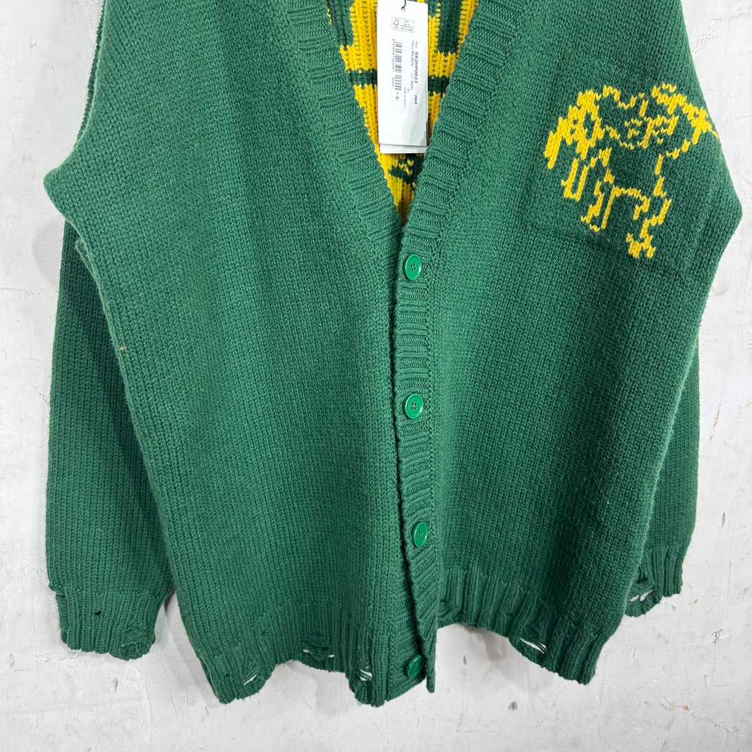 MM6 Lost Pet Heavy Cardigan