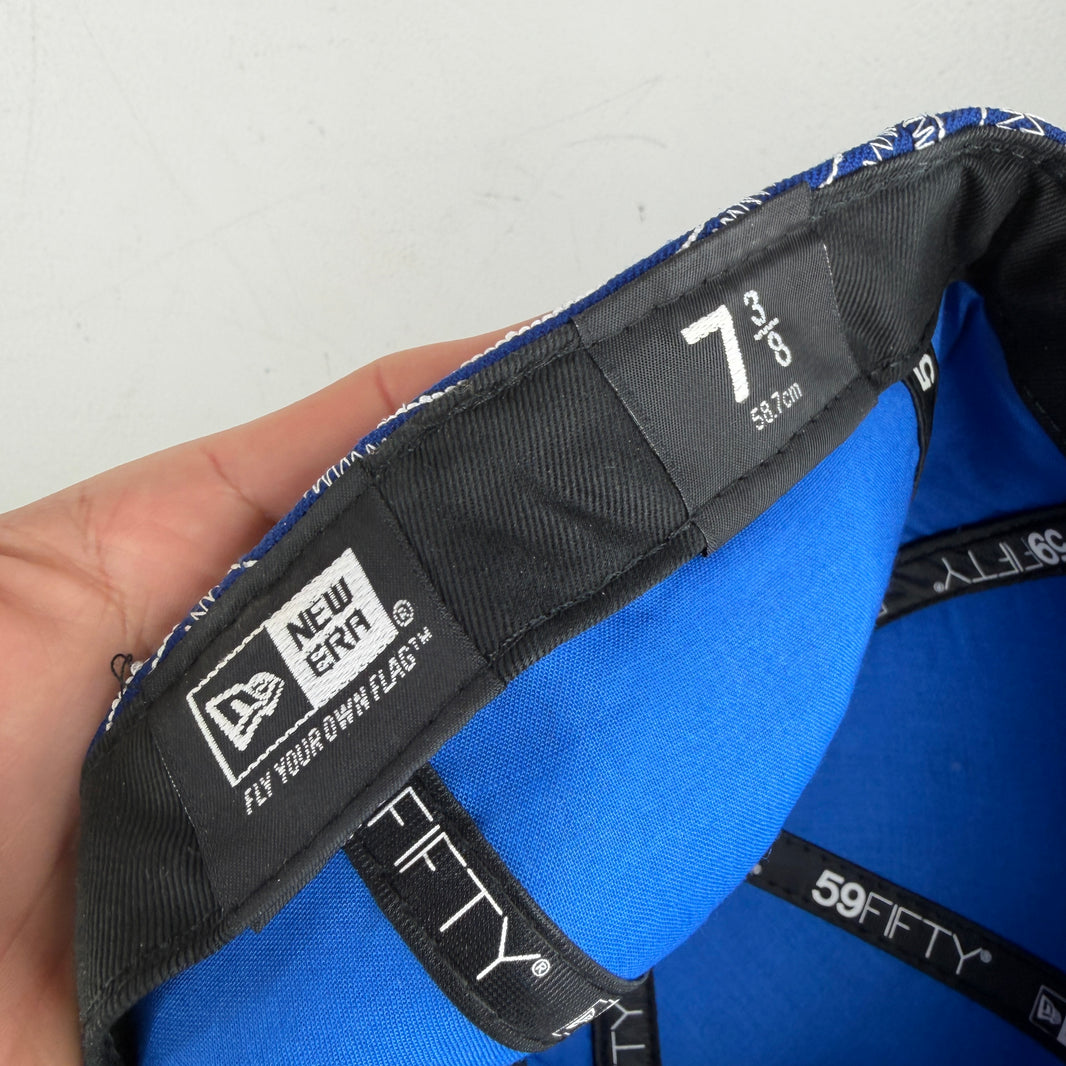 Supreme Blue Chainstitch Fitted Hat