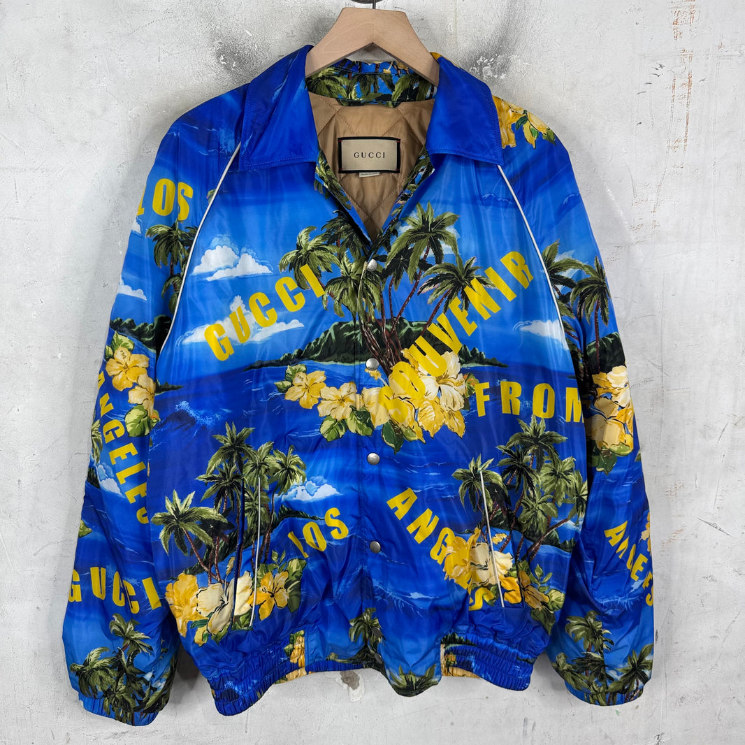 Gucci Souvenir Beach Printed Jacket