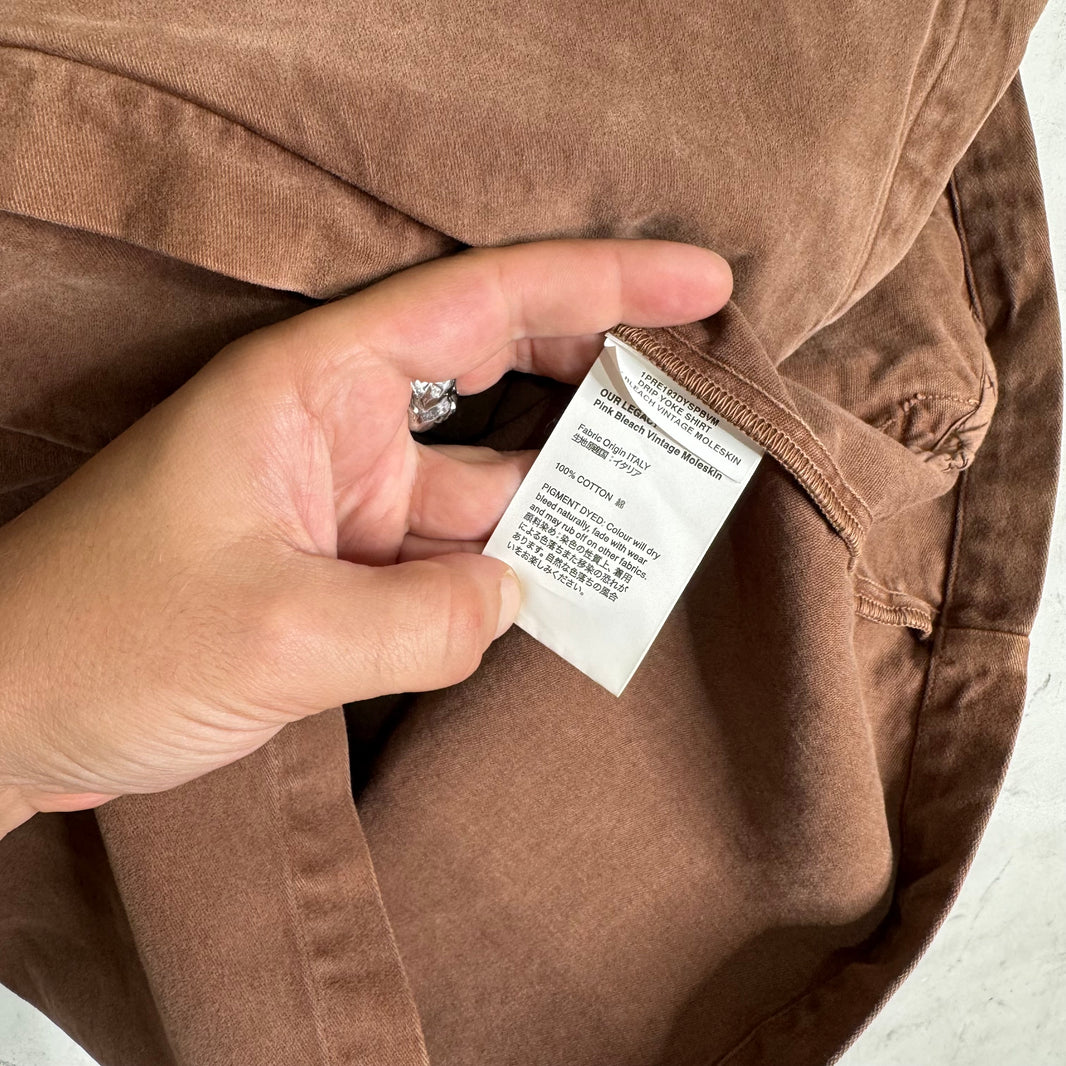Our Legacy Pink Bleach Vintage Moleskin Jacket