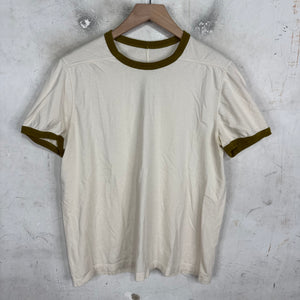 Rick Owens Natural/Sulphate Ringer T-Shirt