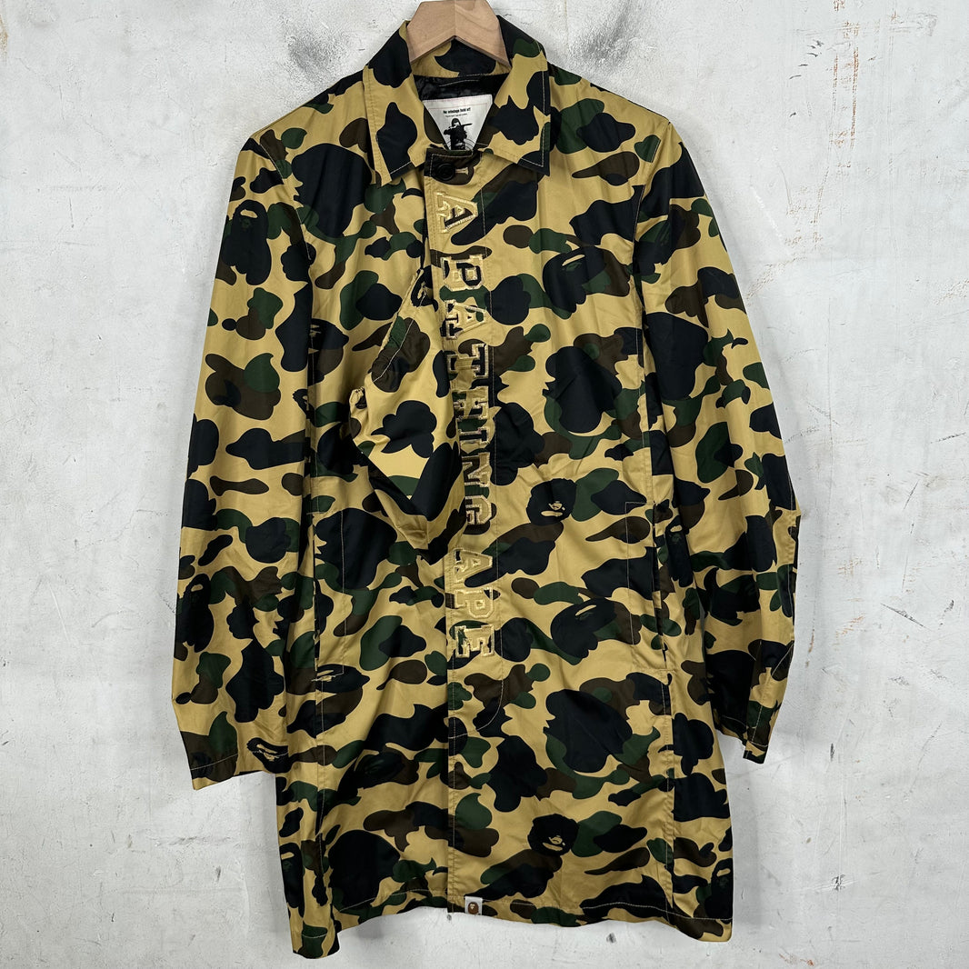 A Bathing Ape Packable Nylon Trenchcoat