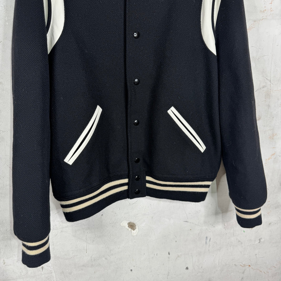 Saint Laurent Oreo Teddy Jacket
