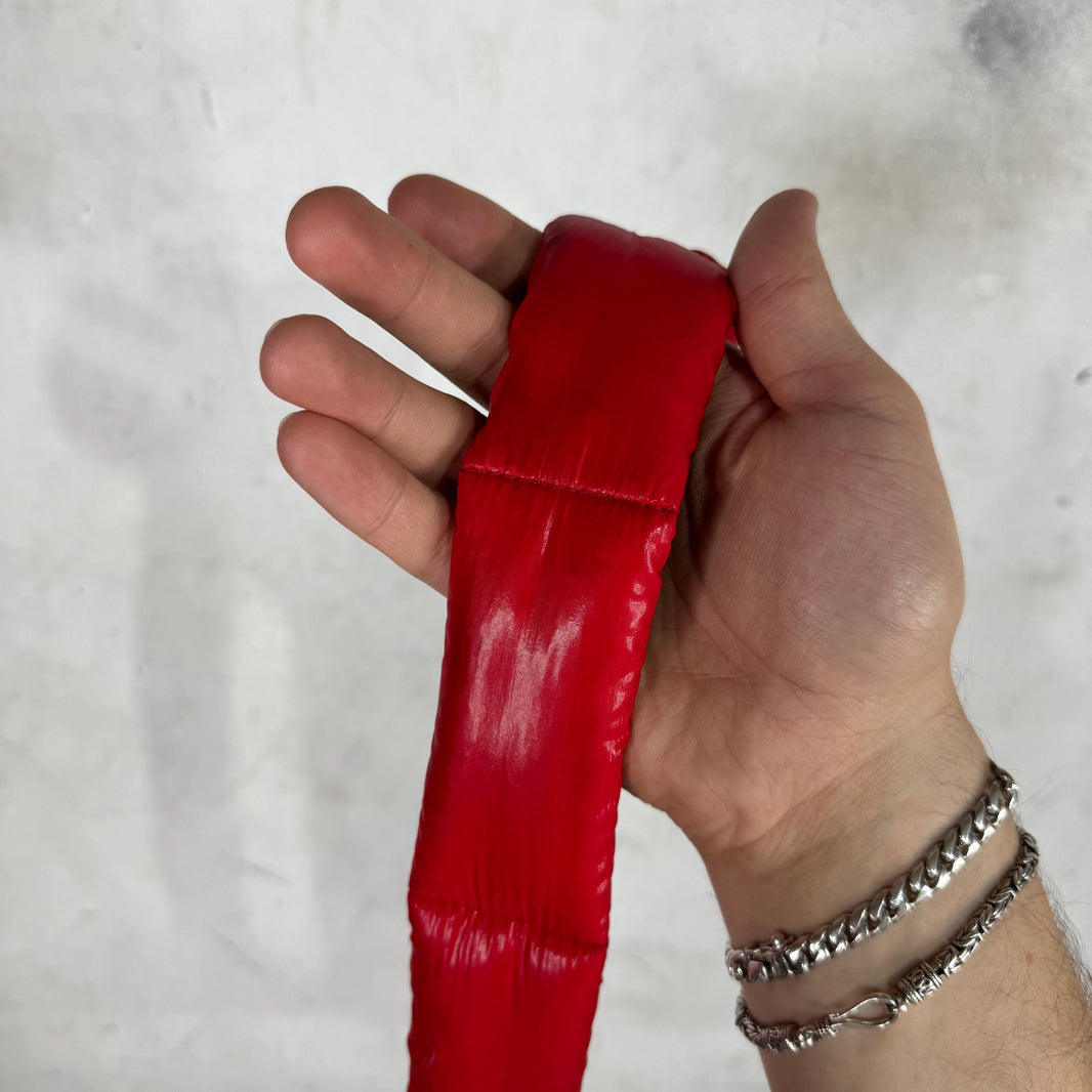 Aris Tatalovich Red Puffer Belt