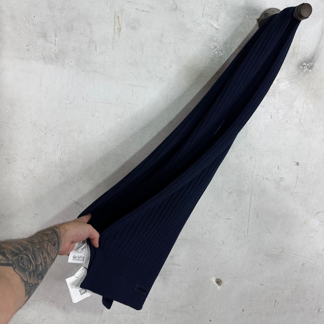 Gucci Navy Knitted Scarf