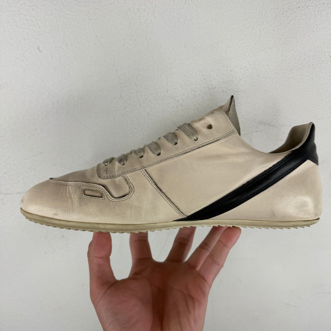 Rick Owens Milk Minimal Sneakers